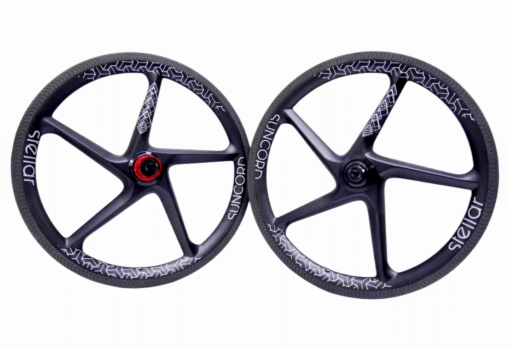 Suncord 349 full carbon Five-Spoke wheel for Brompton Bicycle - Image 11