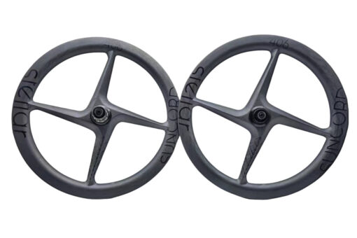 Suncord 406 full carbon Four-Spoke wheel for Birdy Bicycle DISC - Image 2