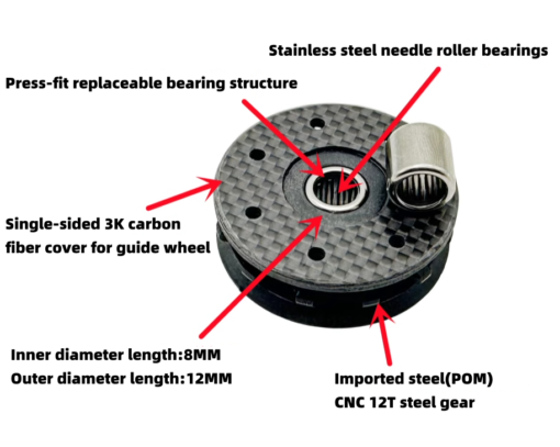 Suncord Chain tensioner/Derailleur upgraded kits for brompton - Image 5