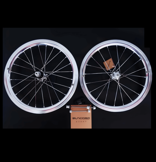 Suncord 16" alloy wheelset for Brompton Bicycle - Image 4