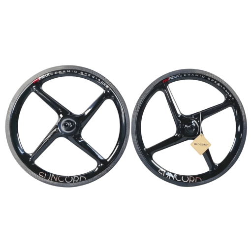 Suncord 349 full carbon Four-Spoke wheel for Brompton Bicycle - Image 3