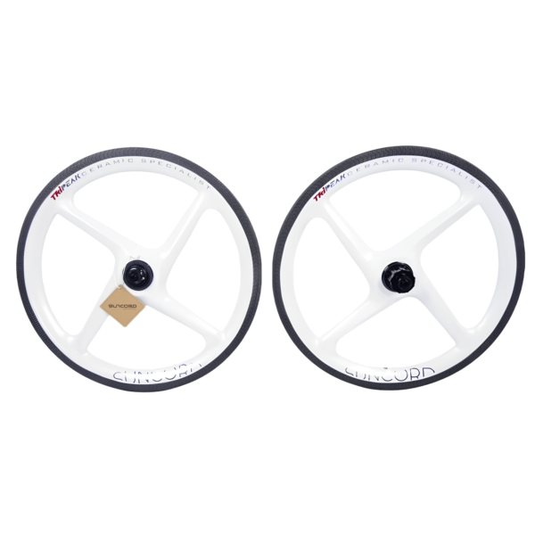 Suncord 349 full carbon Four-Spoke wheel for Brompton Bicycle