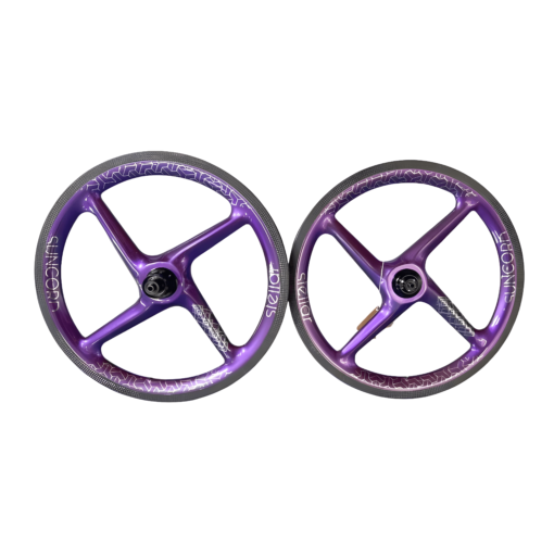 Suncord 349 full carbon Four-Spoke wheel for Brompton Bicycle - Image 6