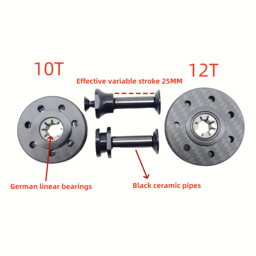 Suncord Chain tensioner & Pulley with carbon composite for A/C LINE - Image 3