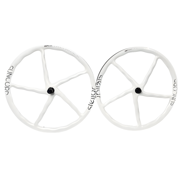 Suncord 700C Disc Brake Five-Spoke Wave Carbon Fibre Wheelset - Image 2