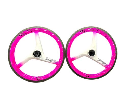 Suncord 349 full carbon Tri-Spoke wheel for Brompton Bicycle - Image 7