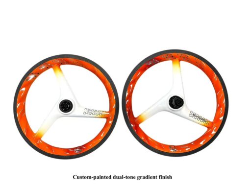 Suncord 349 full carbon Three-Spoke wheel for Brompton Bicycle - Image 4