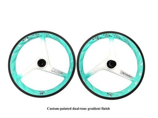 Suncord 349 full carbon Three-Spoke wheel for Brompton Bicycle - Image 2