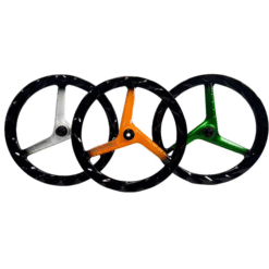 Suncord 451 full carbon Tri-Spoke wheel for Brompton GLINE Bicycle DISC