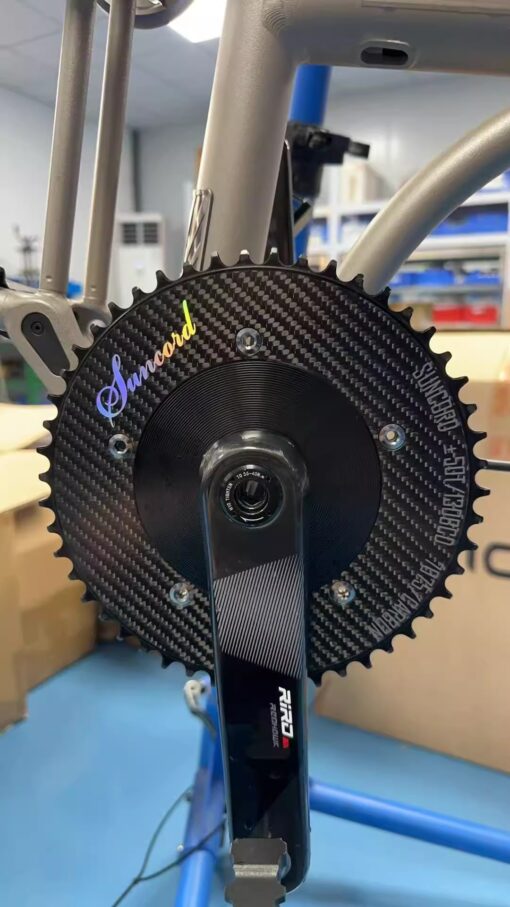 Suncord Carbon Fiber Molded Composite Narrow-Wide Chainring 130BCD for Brompton - Image 8