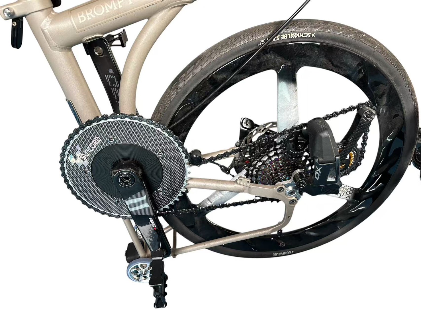 Suncord single chainring crank adapter for Brompton - Image 11