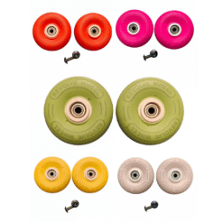 REVOLVE Colored Easy Wheels for Brompton Rear Rack