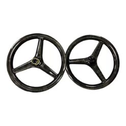 Alternative view of SUNCORD 18” / 355 Wide Carbon Fiber Tri-Spoke Wheelset